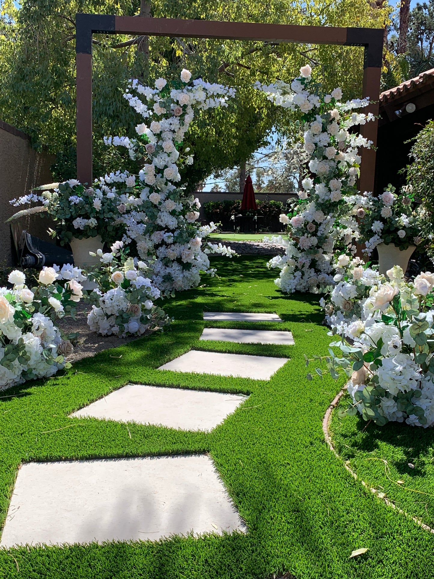 Garden Aisle Flowers