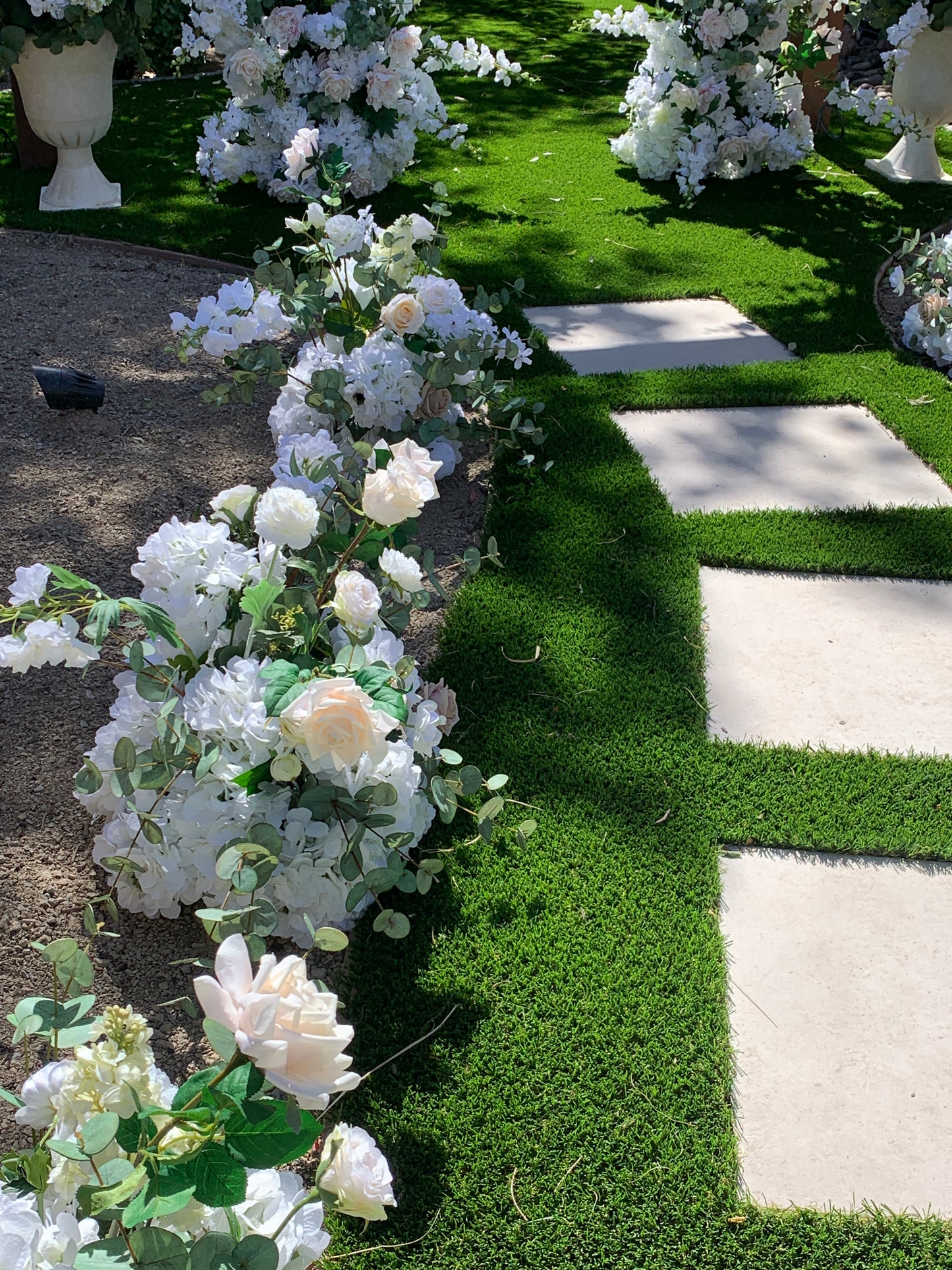 Garden Aisle Flowers
