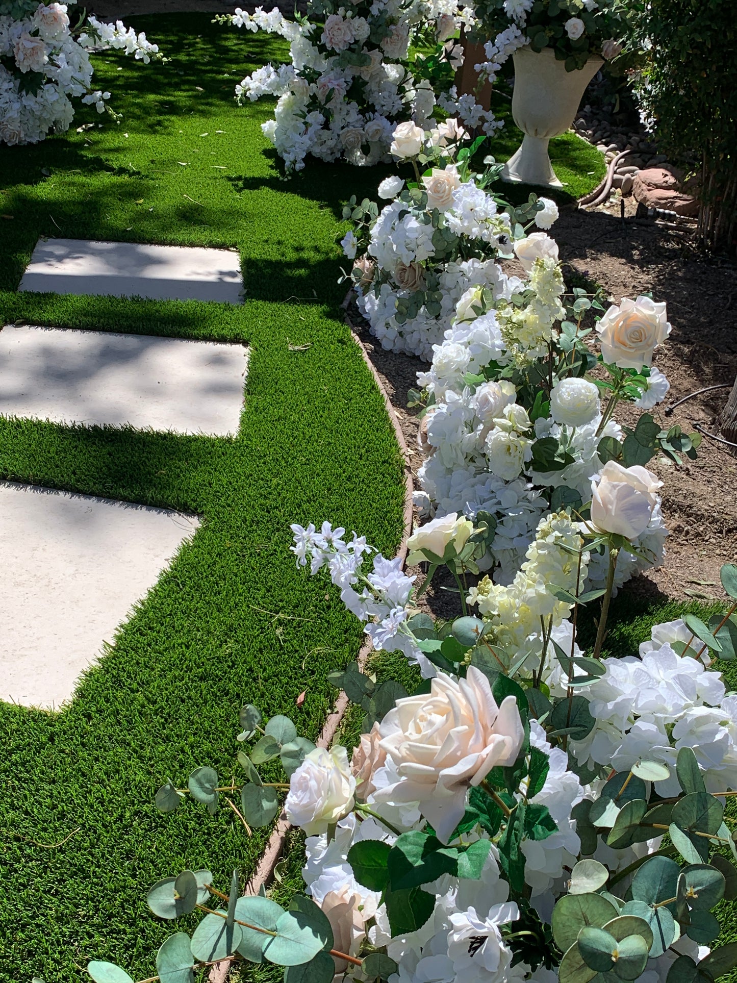 Garden Aisle Flowers