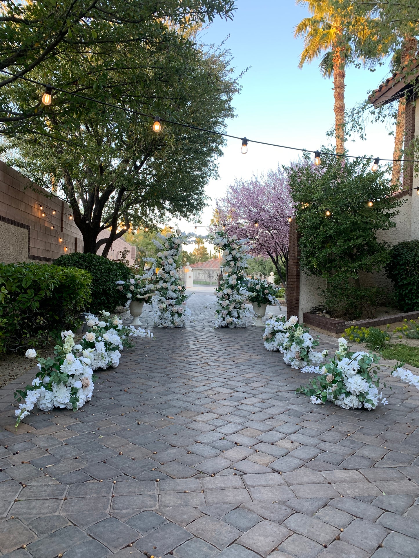 Garden Aisle Flowers