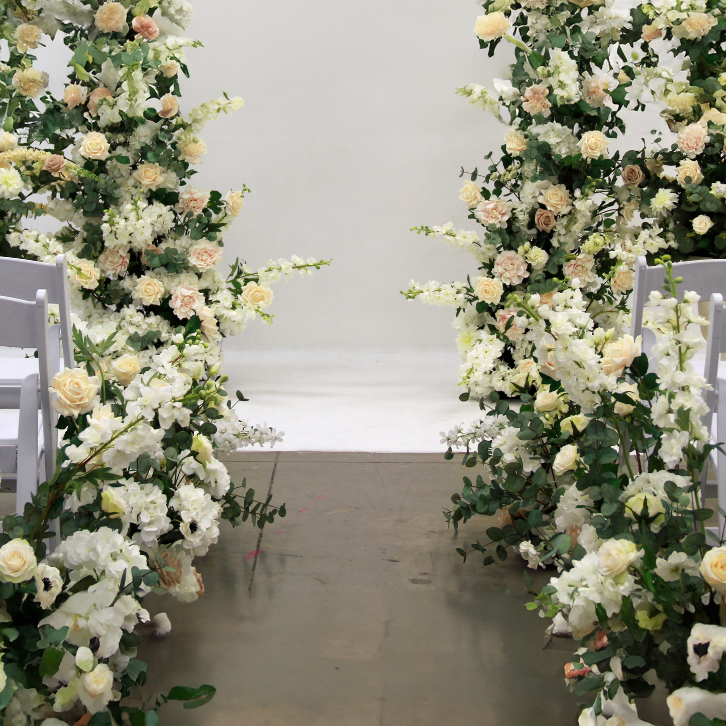 Garden Aisle Flowers